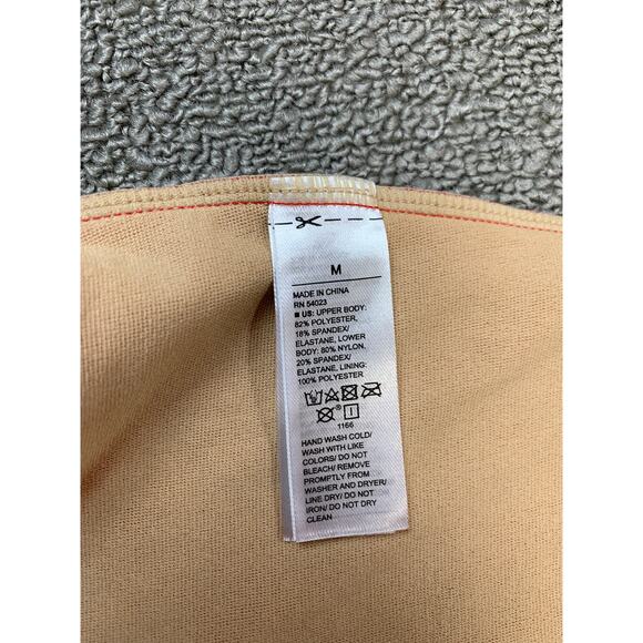 Old Navy One Piece Swimsuit One Shoulder Color Block Pink Red Size Medium - Picture 6 of 8